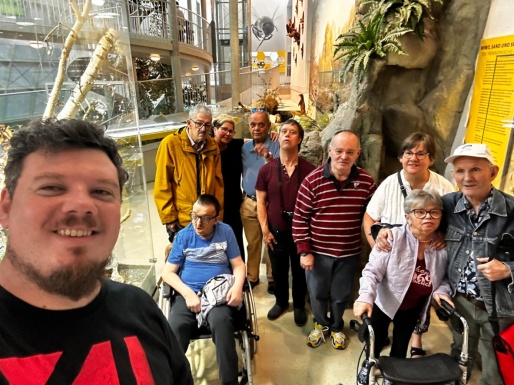 Gruppenselfie im Landesmuseum