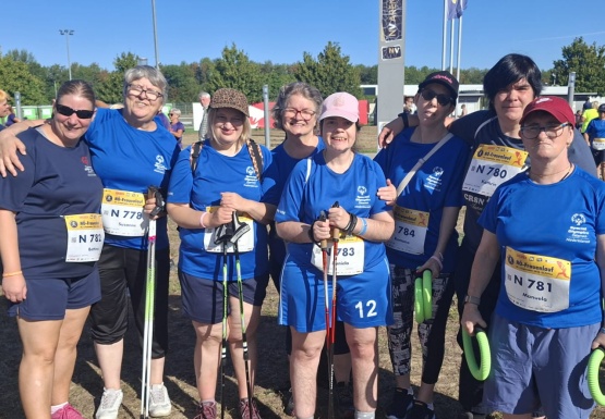 Gruppenfoto der Special Olympics Damen