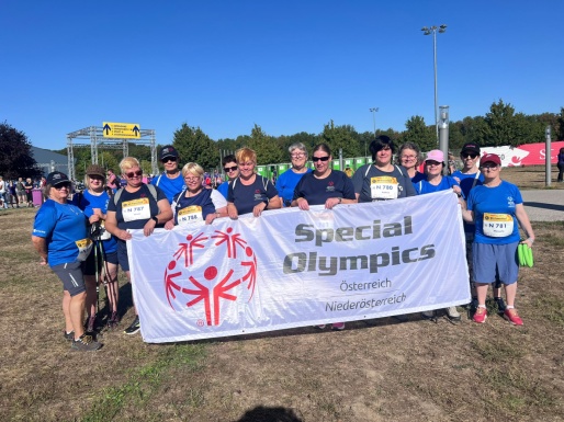 Gruppenfoto der Special Olympics Sportlerinnen