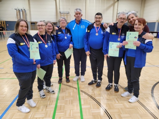 Gruppenfoto mit den Sportlern und Sportlerinnen